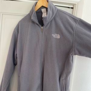 North Face gray jacket size M